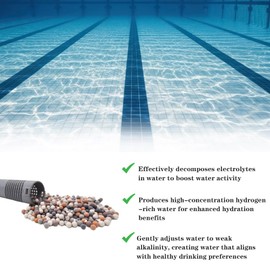 Silver Ion Mineral Cartridge for Hot Tub & Spa,Compatible with Hot Spring FreshWater Spa Systems,Hot Tub Silver Ion Cartridge Replacement,Silver Ion Mineral Cartridge Stick for Spa Water Care (3PCS)