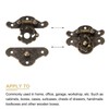 METALLIXITY 4pcs 38mm x 30mm Zinc Alloy Toggle Catch Lock