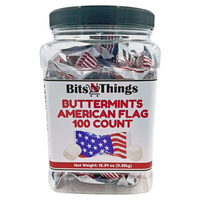 Bits N Things Thank You Buttermints, Individually Wrapped Soft Mint