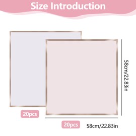 40 Sheets Flower Wrapping Paper, Waterproof 22x22in Bouquet Wrap Floral Paper for Fresh Flowers DIY Mothers Day Wedding Birthday Party