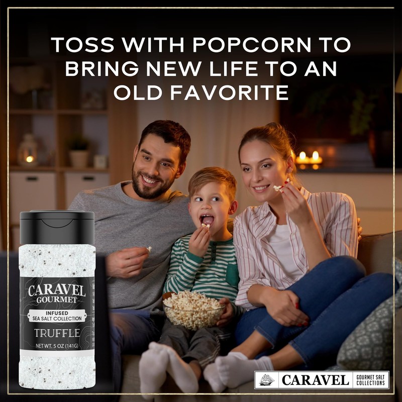 Black Truffle Salt for Seasoning and Finishing – Italian Salt