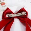 2Pcs Ribbon Hair Bows for Women,Tassel Ribbon Bowknot Hair Clips