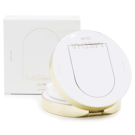 Missha Glow Cushion Light/Light and comfortable triple function cushion, No. 21 Vanilla / 미샤 글로우 쿠션 라이트/가볍고 편한 3중기능 쿠션, 21호 바닐라