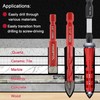 FOCSTOL Diamond Drill Bits Set 10pcs, 3/16''-3/8'' Tile Drill Bit