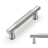 Amerdeco 10 Pack 3.75 Inch(96mm) Brushed Satin Nickel Cabinet Pulls