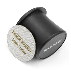 51mm Espresso Dosing Cup: 51mm Espresso Puck Screen and 51mm Coffee Dosing Cup Set | Fit Espresso Machine 51mm Portafilter - Reusable Barista Accessories (Black, 51mm Dosing Cup & 51mm Puck Screen)