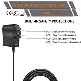 kybate AC Adapter Charger Compatible with Zoom R24 Multi-Track Recorder Interface Controller Power