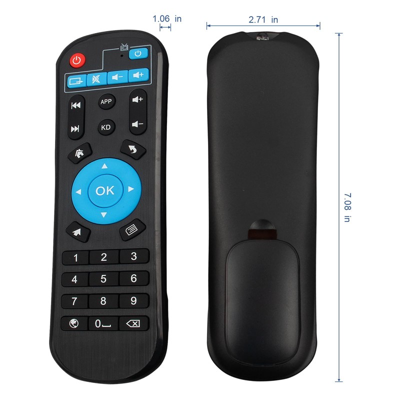Standard IR Replacement Remote Fit for Android TV Box Q