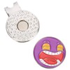 VGEBY Golf Ball Markers with Silver Golf Cap Clips 25