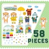 Gilprop 58 Pcs Weather Bulletin Board Set for Classroom 12