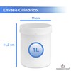 MARKESYSTEM – White Jar 1 Litre with Disc and Safety