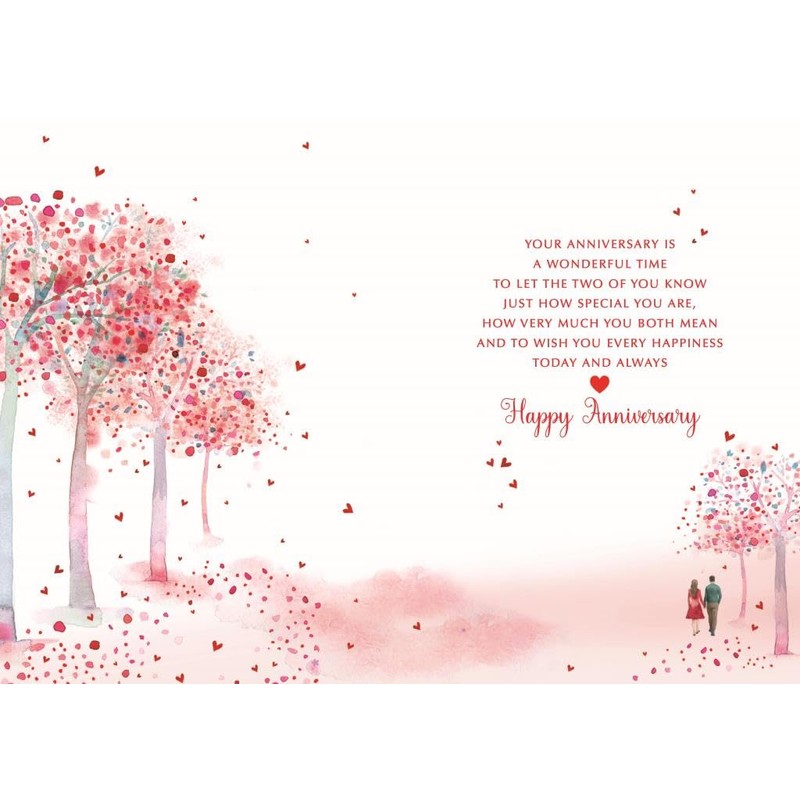 DAUGHTER & SON-IN-LAW Anniversary Card
