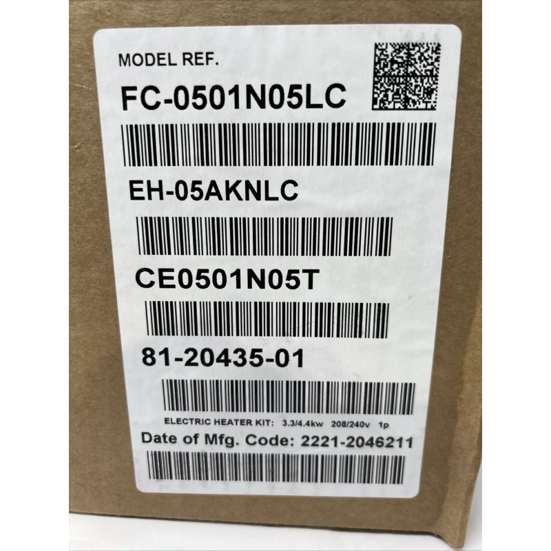 TUTCO Electric Heater, FC-0501N05LC, 81-20435-01, 208/240V, 3.3/4.4kW, 1P, 16A