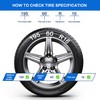 2 Packs Tire Chains Car Anti Slip Snow Chains for