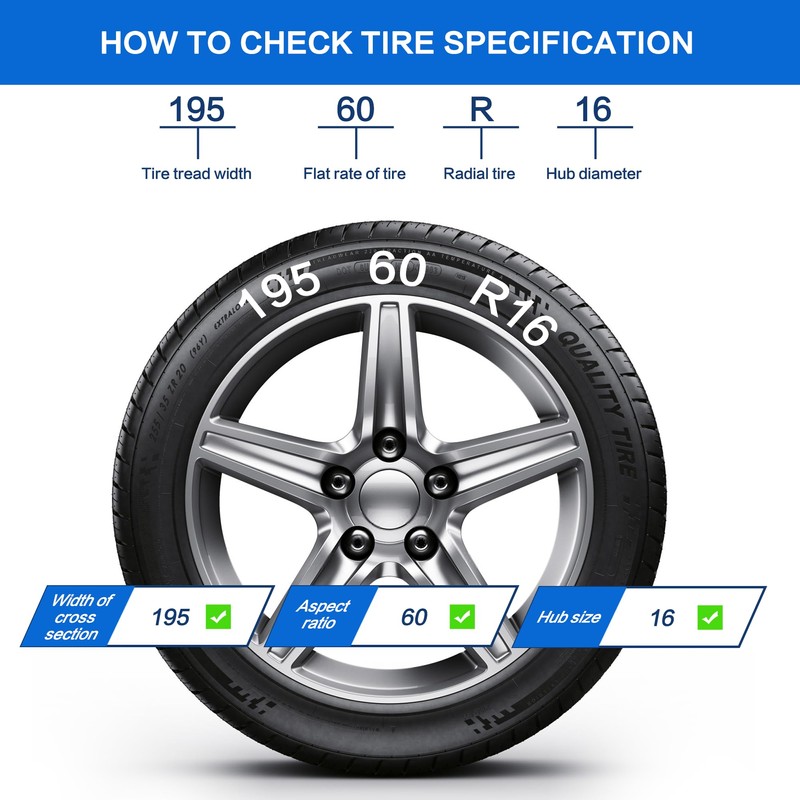 2 Packs Tire Chains Car Anti Slip Snow Chains for