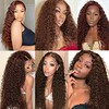 Color #4 Bundle Dark Brown Kinky Curly Human Hair Bundles