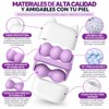 Rodillo de Hielo Facial para Cara y Ojos (morado)