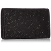 [Wamonoya] [Indenya] Business Card Holder, Black Deerskin x Black Lacquer