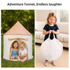 CAPAKIDDO Play Tunnel for Toddlers, 69" x 18" Kids Crawl