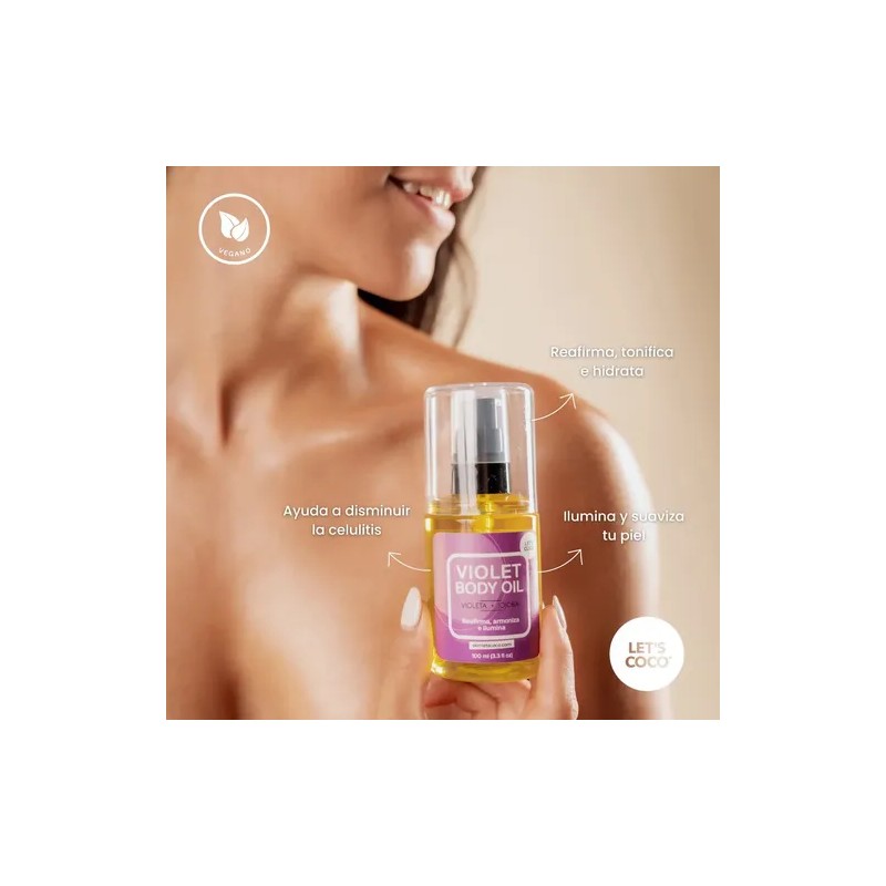 Kit Anti Celulitis Y Estrías- Tarro Smoothvioleta Body Oil