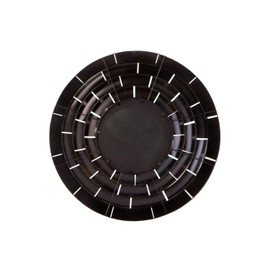 HomeStock African Artifacts Round Decorative Mirror with Beveled Glass, Distressed Mosaic Frame, Demilune Tiles, and Transitional Galvanized Finish for Artistic Walls