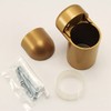 Wake Sangyo ABIRA End Elbow Interior Handrail Metal Fittings, Gold,