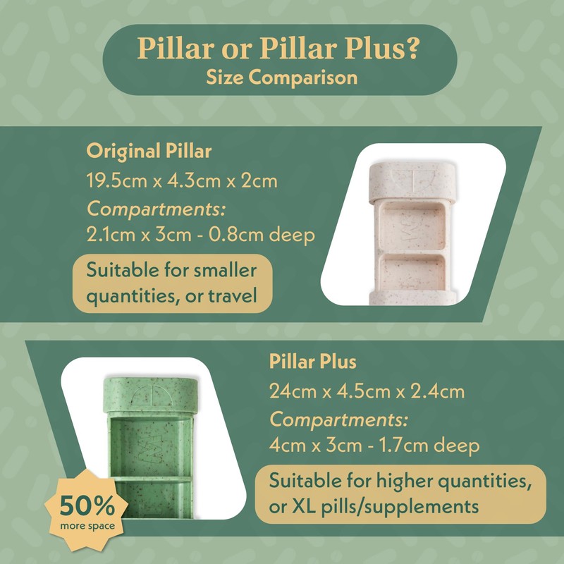 Pillar Plus - XL 7 Day Pill Box Organiser |