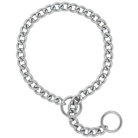 Terrain D.O.G. Chain Slip Collar, Chrome Plated, 3.9mm x 26"