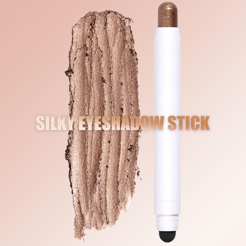 Eyeshadow Stick,Cream Shadow Stick,Glitter Eye Shadow Stick, Brown Eyeshadows Pencil