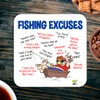 CS099 Fishing Excuses Novelty Funny Coffee Tea Drink Gift Glossy