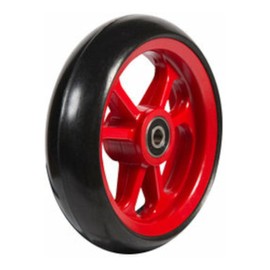 FabaCare 4" Red Fibre Wheelchair Wheelchair Wheel Spare Wheel Wheelchair Swivel Special Seal