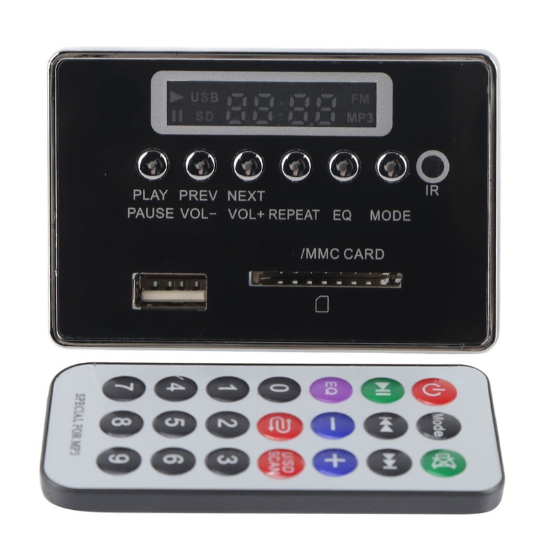 Bluetooth MP3 Decoder Board Audio Module USB Storage Memory FM