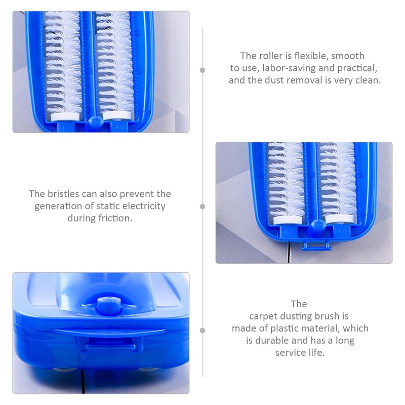 2Pcs Carpet Dusting Brush, Soft Pile Carpet Brush, Debris Collector,