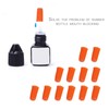 Beaupretty 100pcs Eyelash Glue Open Needle Blocking Cap Eyelash Glue