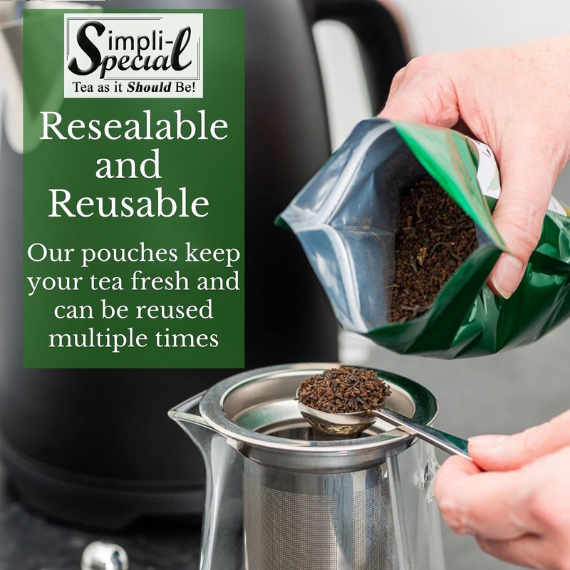 Darjeeling Decaffeinated Premium Loose Leaf Tea by Simpli-Special (100g in