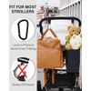 MYGLOAR 2PCS Award Winning Pram Bag Hooks, Changing Bag Pram