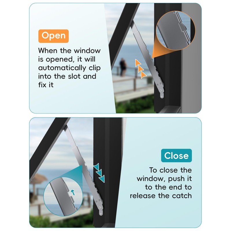 I-EASYDWW, Window Hinges, Window Stays, Window Braces, Window Stay Lock,