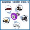 A ABSOPRO 20 Pcs Car Motorcycle Purple M6 Fender Bumper