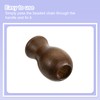 sourcing map 2Pcs Cord Knobs, 32mm Window Blind Tassels Wooden