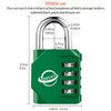 SISAV 4 Digit Combination Lock,Gym Padlock,Outdoor Combination Padlock,Suitable for School