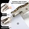 MIRKUZI Paper Punch, 1 Piece Precision Hole Punch with 6