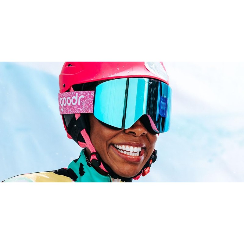 Goodr SNOW G Bunny Slope Dropout, Pink