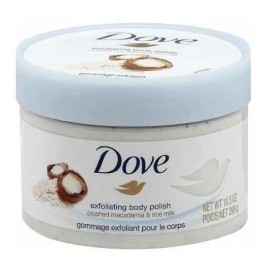 Dove Exfoliante Corporal Macadamia Y Leche De Arroz 298g