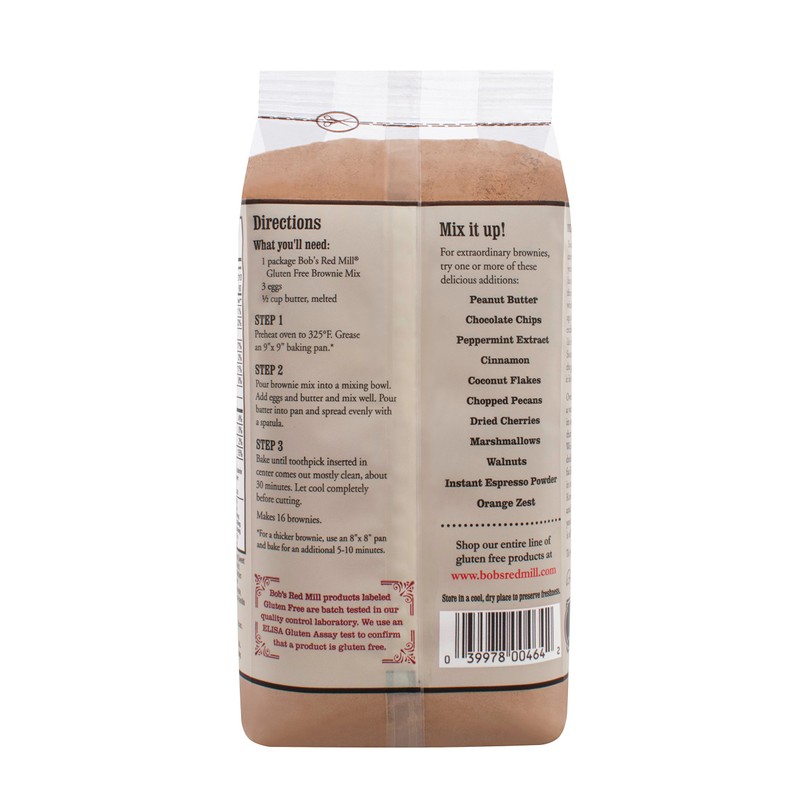 Bob's Red Mill Gluten Free Brownie Mix, 21 Oz (4