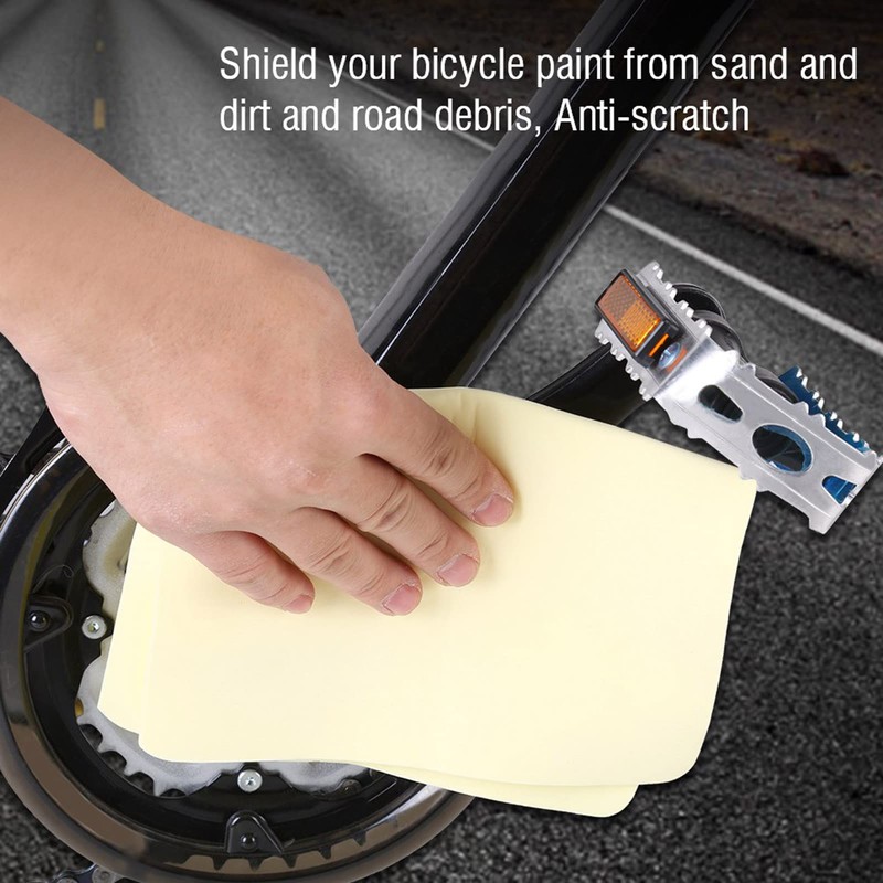 KIMISS Ride Wrap Bike Frame Protector, Bicycle Protection Tape, Transparent,