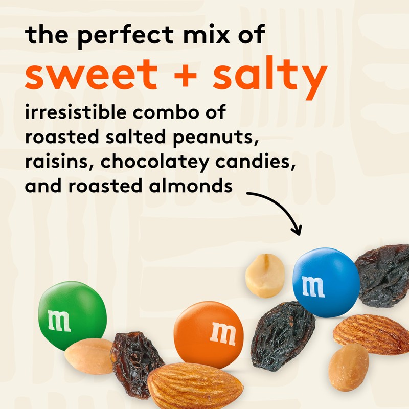 Snak Club Energizer Trail Mix with Roasted Salted Peanuts, Raisins,