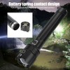 P90 Super Bright IPX4 Waterproof LED Flashlight USB Charging Zoom