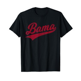 BAMA ALABAMA VARSITY SCRIPT CLASSICS SPORTS JERSEY STYLE T-Shirt