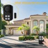 Outdoor Door Gate Alarm with Remote Control, Wireless Weatherproof Entry