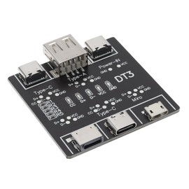 SING F LTD USB Data Cable Tester PCB USB Data Cable Test Board Fast Detector Tool Accessories for Data Cable Anomalies Quick Detection 5x5cm
